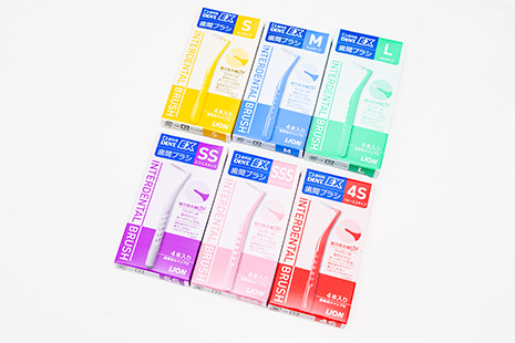 歯間ブラシ　サイズ　4S　3S　2S　S　M　L